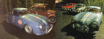 Зимнее ралли ретро автомобилей в Schotten: успешная победа команды FUCHS Porsche.